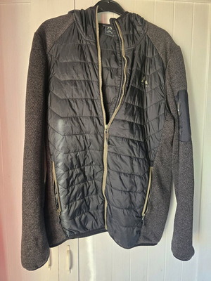 Calbuco Mc Kinley men's fleece like new, black and gray, size M