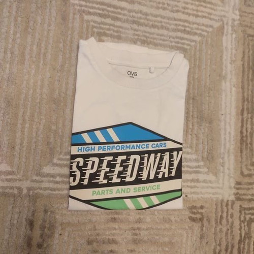 Long-sleeve shirt Ovs Fashion white, like new, size 8-9 years