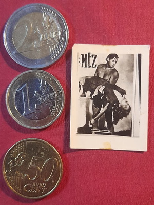 Johnny Weissmuller Tarzan vintage collectible MEZ sticker