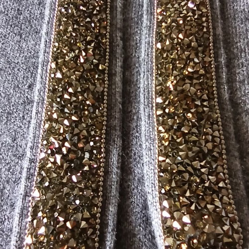 Knitted cropped sweater Zara like new, gray, size Medium