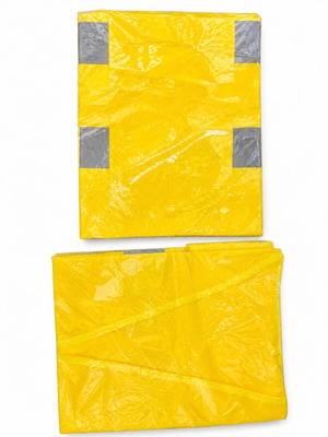 High-visibility yellow work vest new, pack of 79 pieces xl/xxl