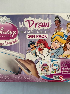 Nintendo Wii Udraw Gift Pack Disney Princess like new