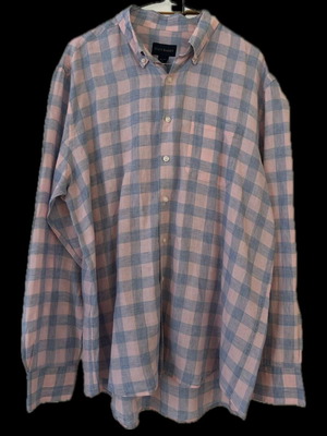 Scott Barber men's linen shirt XL like new, multicolor