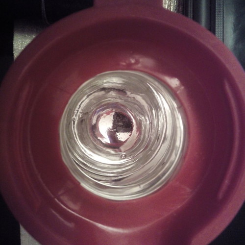 Melitta thermal jug used, red color 500 ml