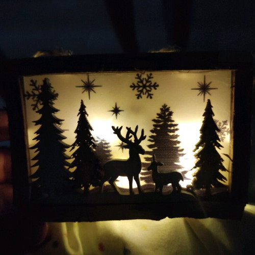 Christmas hanging light like new
