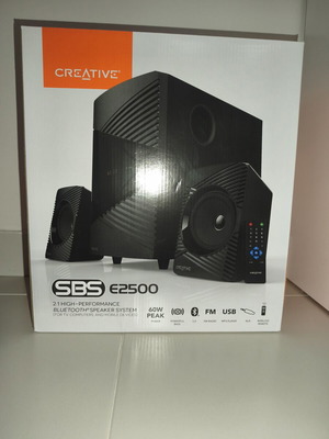 Creative SBS E2500 2.1 Bluetooth ηχοσύστημα καινούργιο