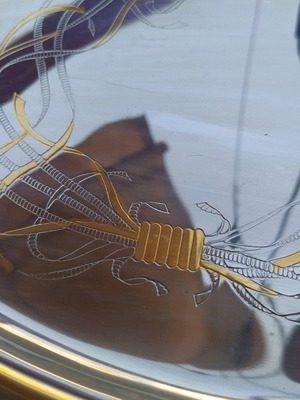 Vintage serving platters used