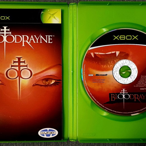Bloodrayne Xbox used, complete and in excellent condition