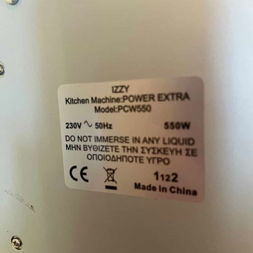 Izzy PCW550 Kitchen Machine 550W new