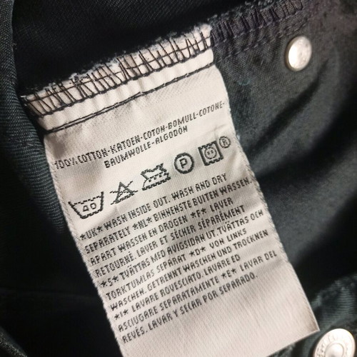 Дънки Levi's vintage като ново, модел 521, размер 34x30, черни