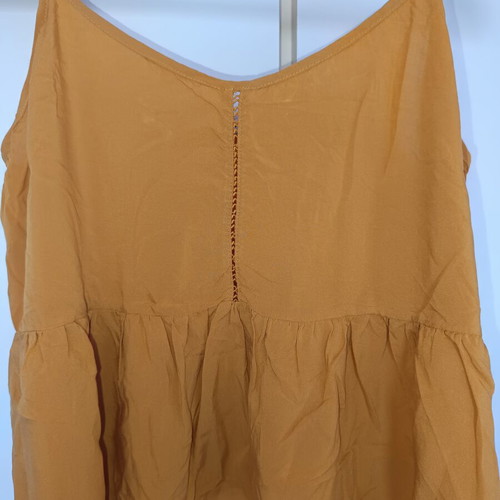 Attrattivo mustard yellow cami top used, size L