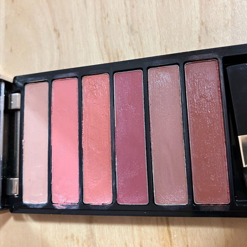L’Oréal lip palette used