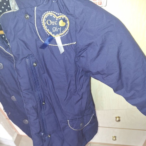 Orchestra girls' blue jacket size 116 cm