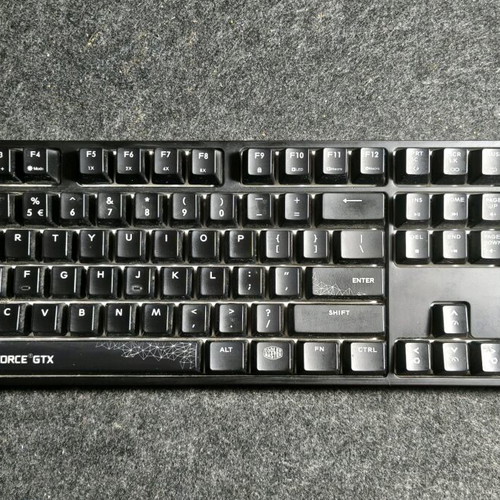 Cooler Master MasterKeys Pro L GeForce GTX Edition mechanical keyboard used