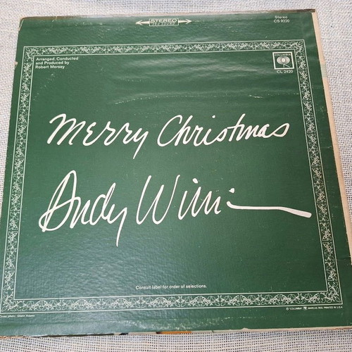 Andy Williams Merry Christmas LP употребяван