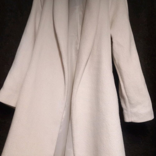 Women's coat used, beige, very soft