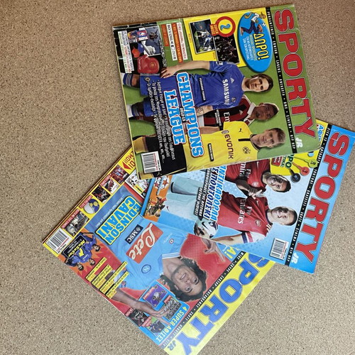 Sporty magazines used, set of 6 from 2012 without posters