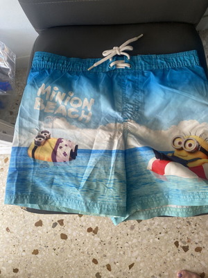 H&M Minions boys' swim shorts used, size 122-128 cm