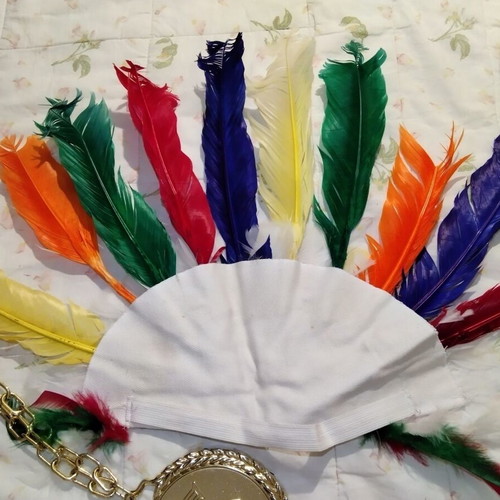 Carnival accessories set, like new, 3 pieces