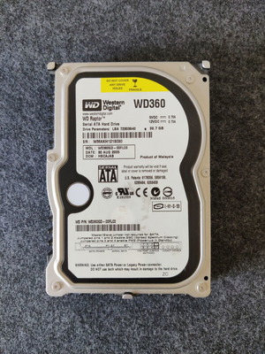 Western Digital Raptor WD360 36GB 10,000 RPM SATA hard drive