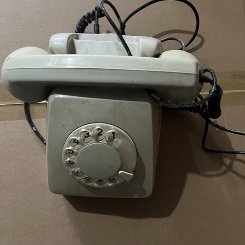 Old home phone used, corded