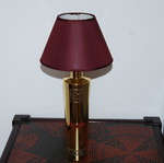 Handmade Table Lamp New from Gold Vodka Bottle