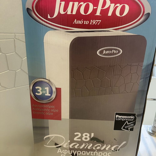 Juro-Pro Diamond 28L dehumidifier used with Panasonic compressor