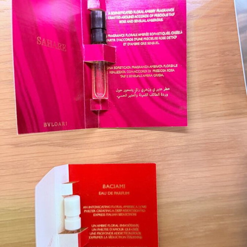 Bvlgari Le Gemme & Allegra tester set like new, 4 samples