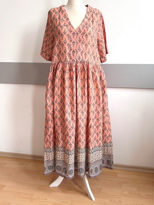 Lollys Laundry maxi dress cotton colorful, like new, size M-L
