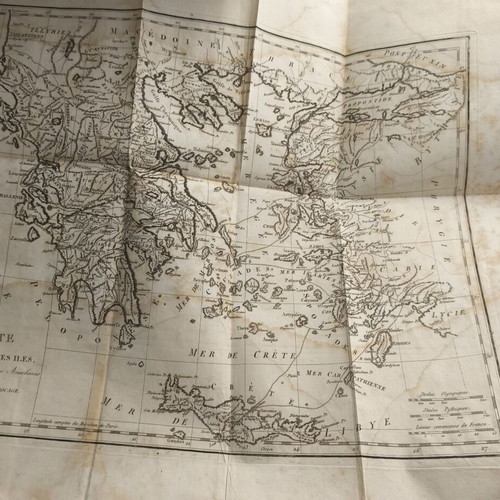 Collection of Geographic Maps of Ancient Greece 1819 used, French