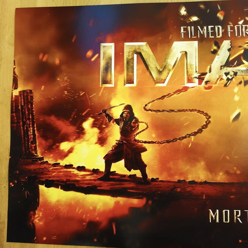 Mortal Kombat poster like new
