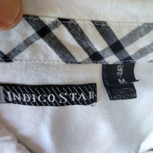 Men's white shirt size M like new