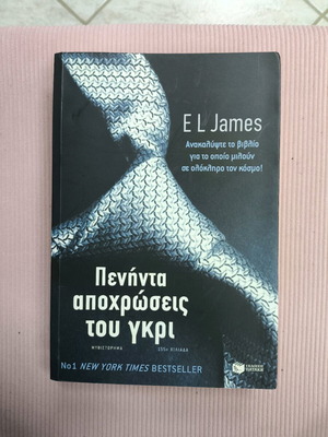 Novel Fifty Shades of Grey used