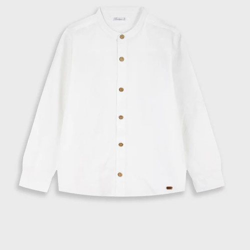 Energiers Boutique white boy's shirt size 6, new