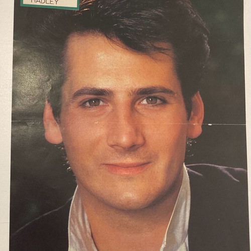 Tony Hadley - Michael J Fox Insert Poster from Manina magazine In good condition Price 4 Euros