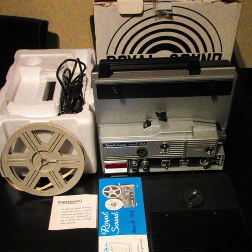Royal Sound Super 8 Projector new in box from 70s