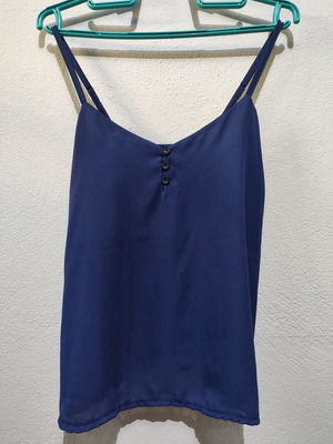 Coocu women's blue top medium like new