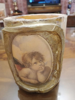 Decorative candle 15x13
