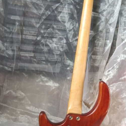 Dean electric bass guitar, 4-string wood top
