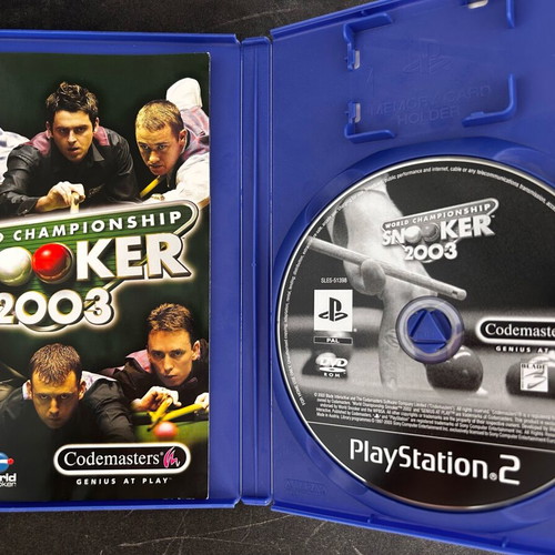 World Championship Snooker 2003 PS2 game like new