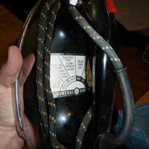 General Electric electric iron used