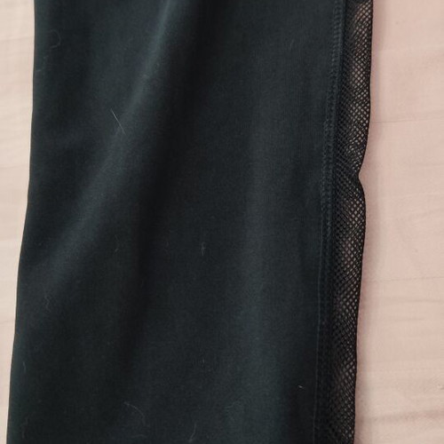 Capri leggings like new, black, small, side transparency