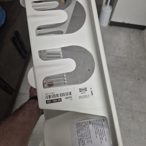 IKEA FLUNDRA dish rack with cutlery and glass holder
