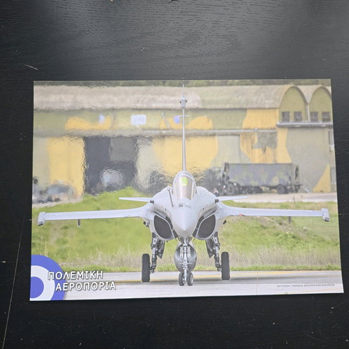 Military Air Force posters pack of 4 new with Rafale, F-16, Mirage 2000-5