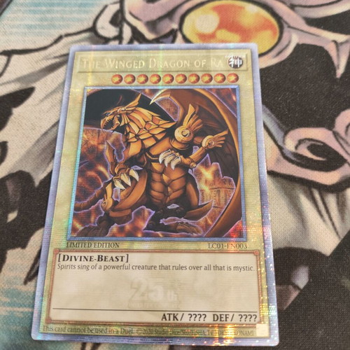 The Winged Dragon of Ra Yu-Gi-Oh! card, Quarter Century Secret Rare