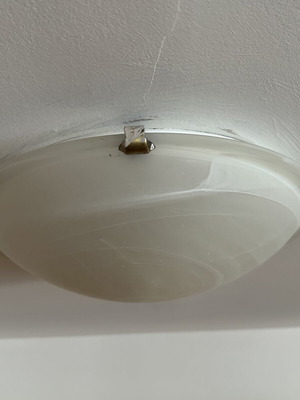 Classic Glass Ceiling Light used