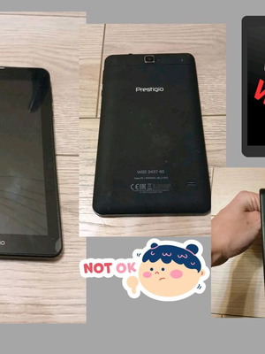 Tablet used with visible defects, not working