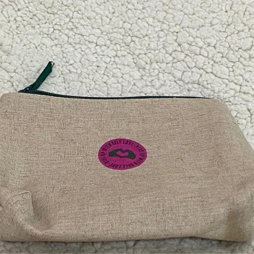 The Body Shop toiletry bag like new, pink and beige