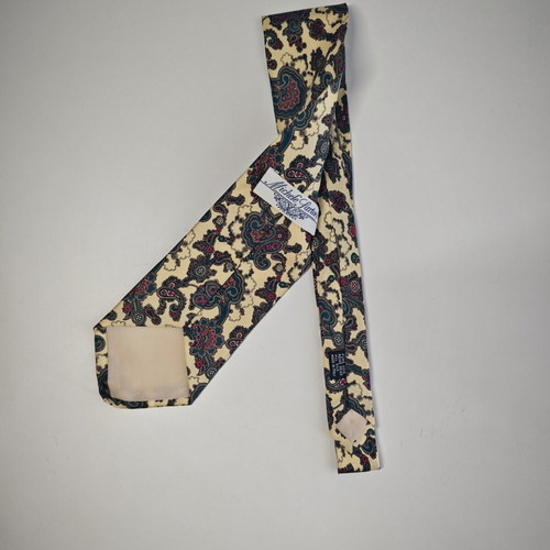 Vintage Michele Sartori silk tie paisley pattern, like new