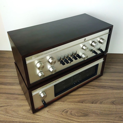 Luxman CL-350 & M-1600 vintage high-end preamplifier and power amplifier set used